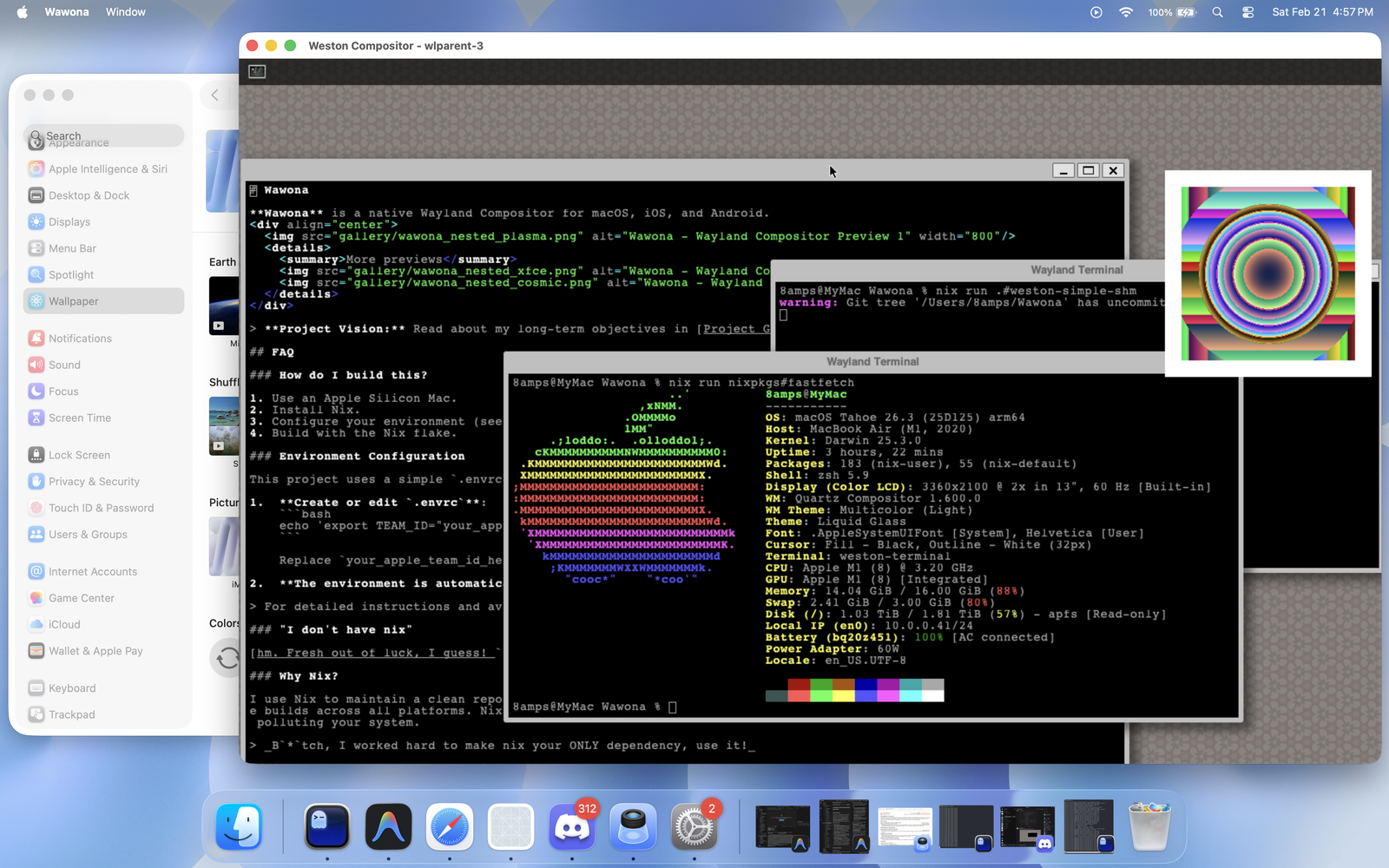 Wawona
native
compositing
